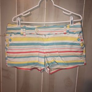 Striped shorts size 11